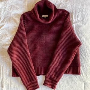Madewell side button turtleneck sweater